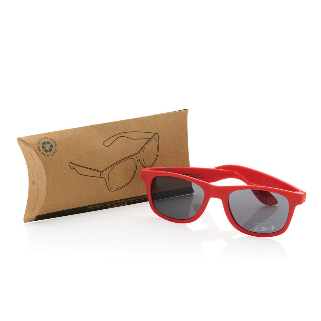 Ochelari de soare din plastic reciclat RCS red