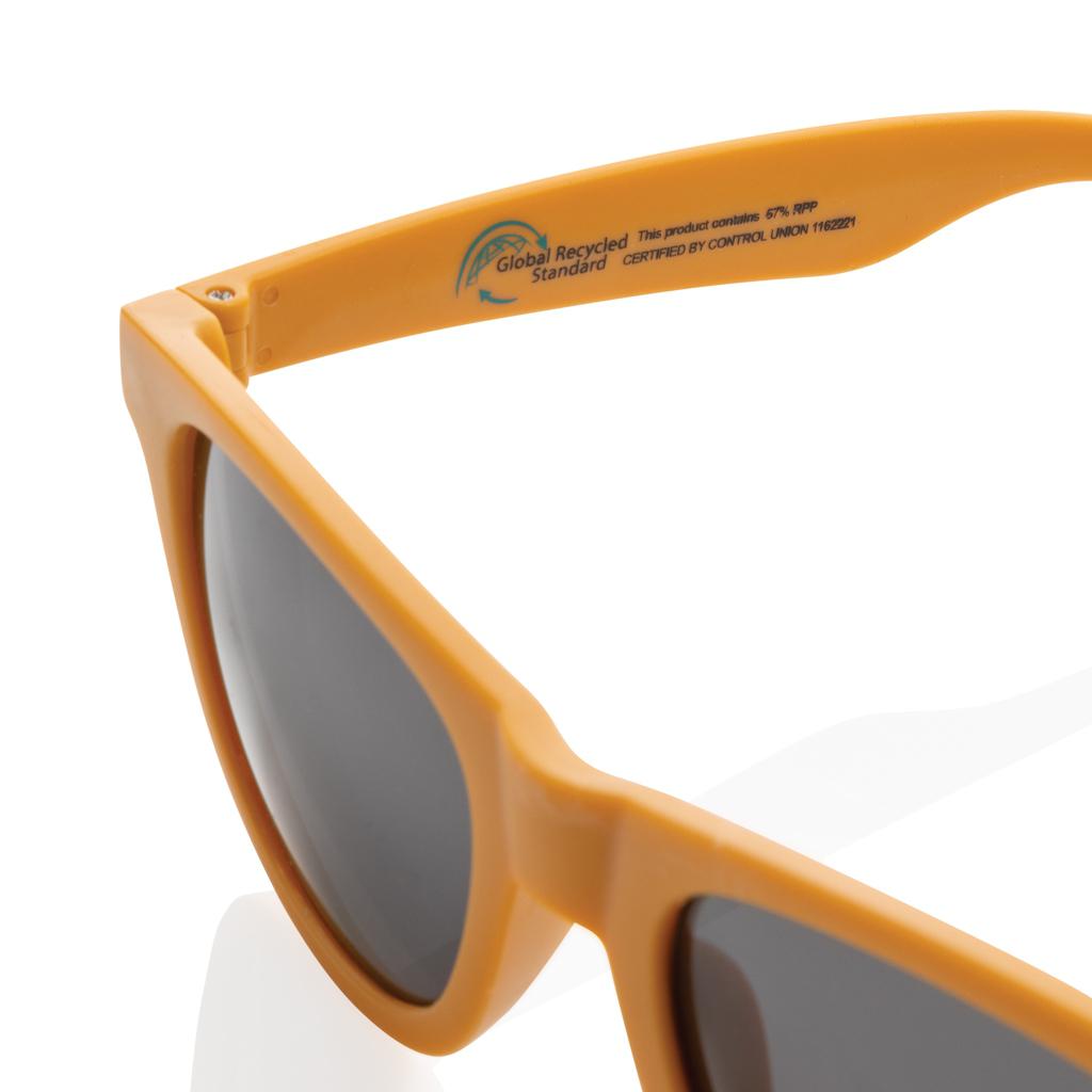 Ochelari de soare din plastic reciclat RCS orange