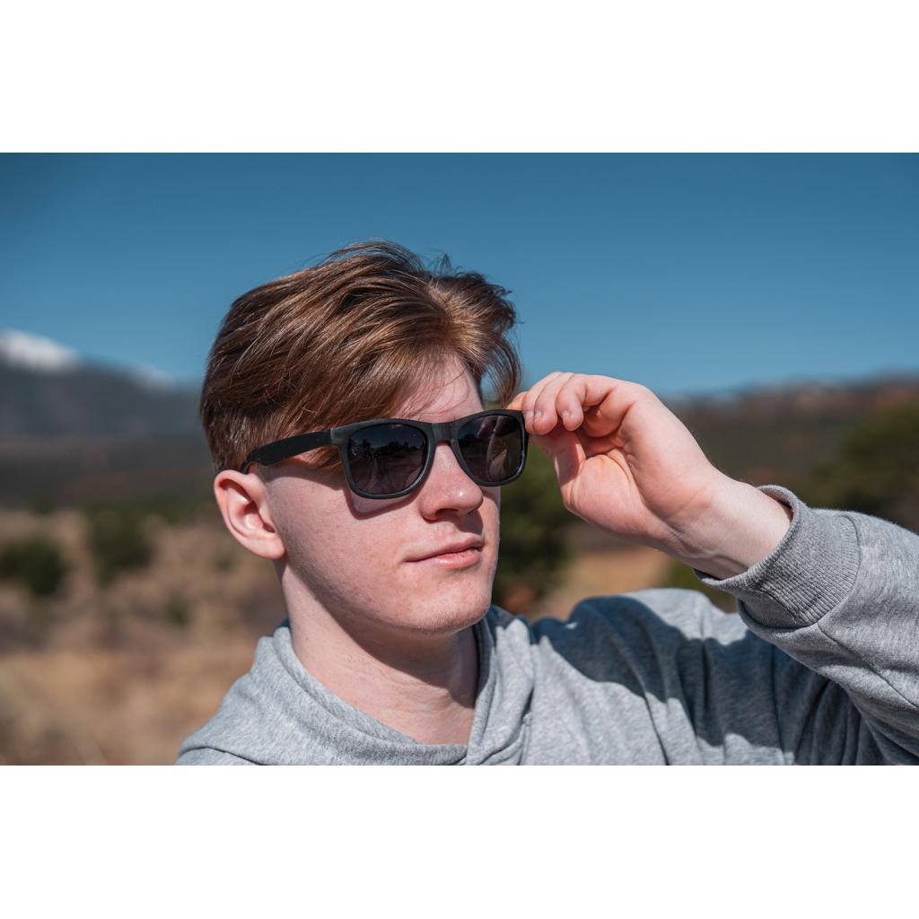 Ochelari de soare din plastic reciclat RCS black