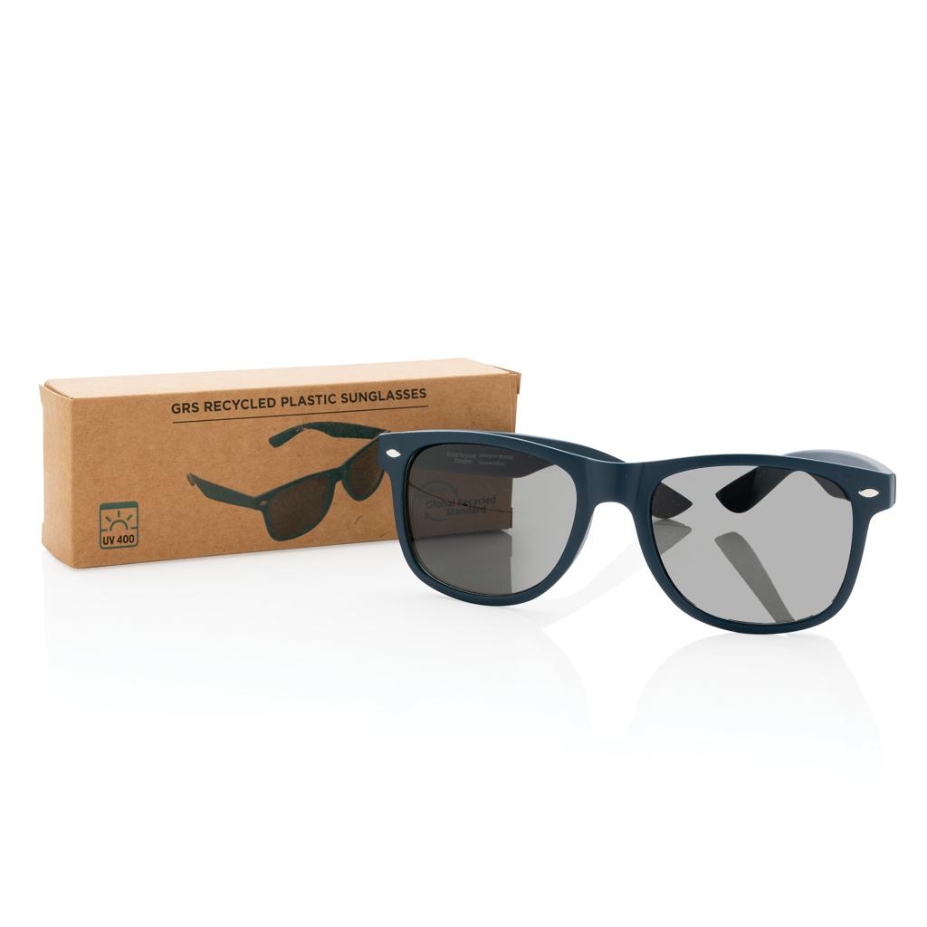 Ochelari de soare din plastic reciclat GRS navy
