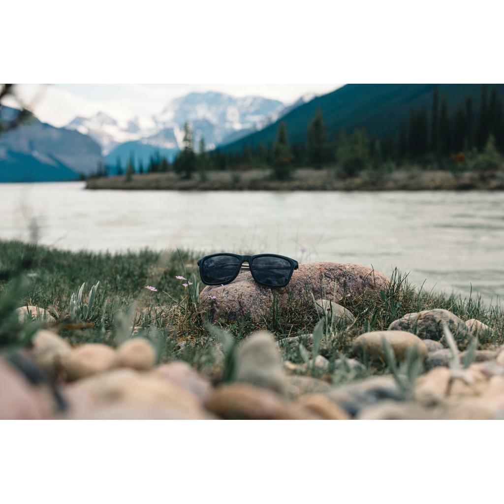 Ochelari de soare polarizați  din plastic reciclat RCS Swiss Peak black