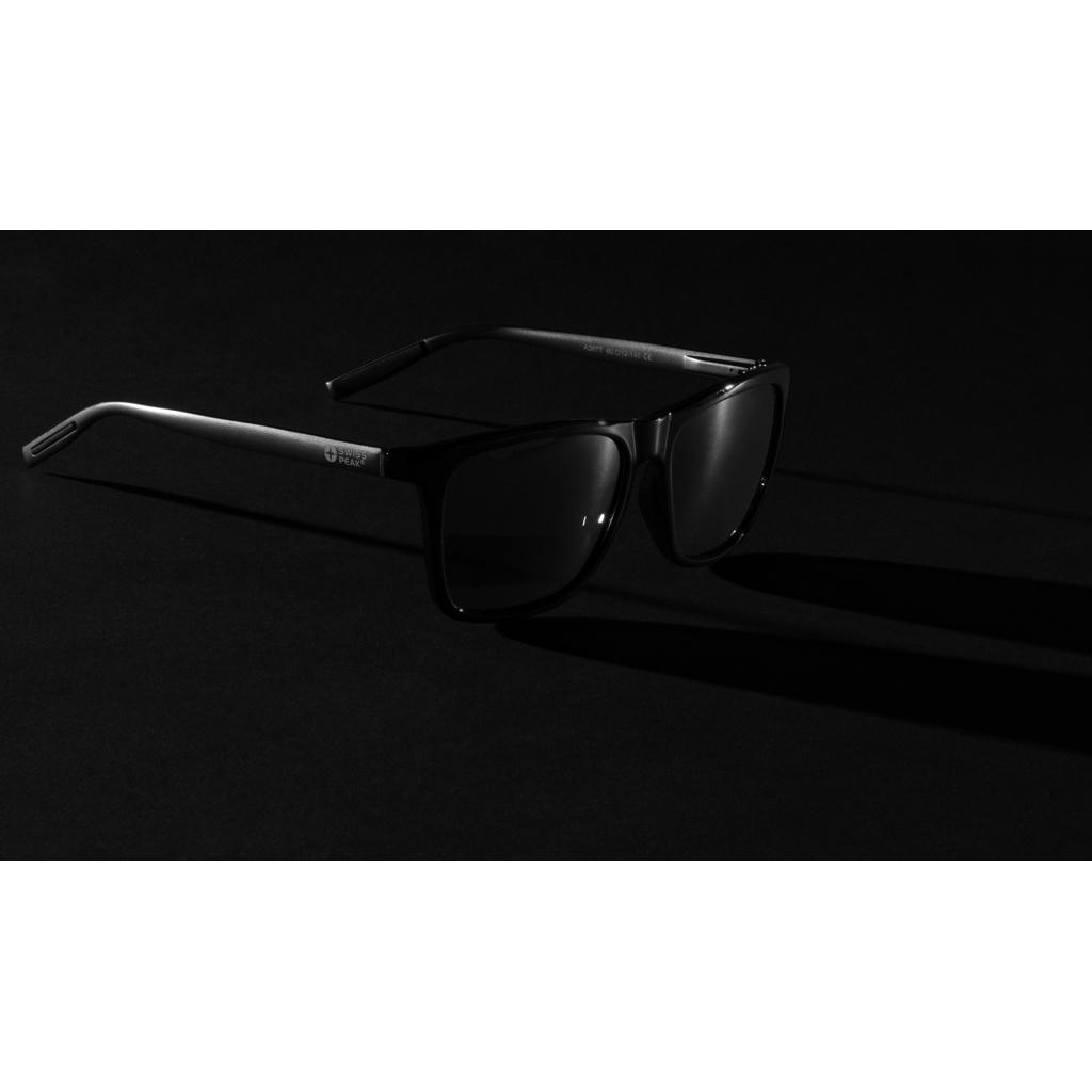 Ochelari de soare polarizați  din plastic reciclat RCS Swiss Peak black