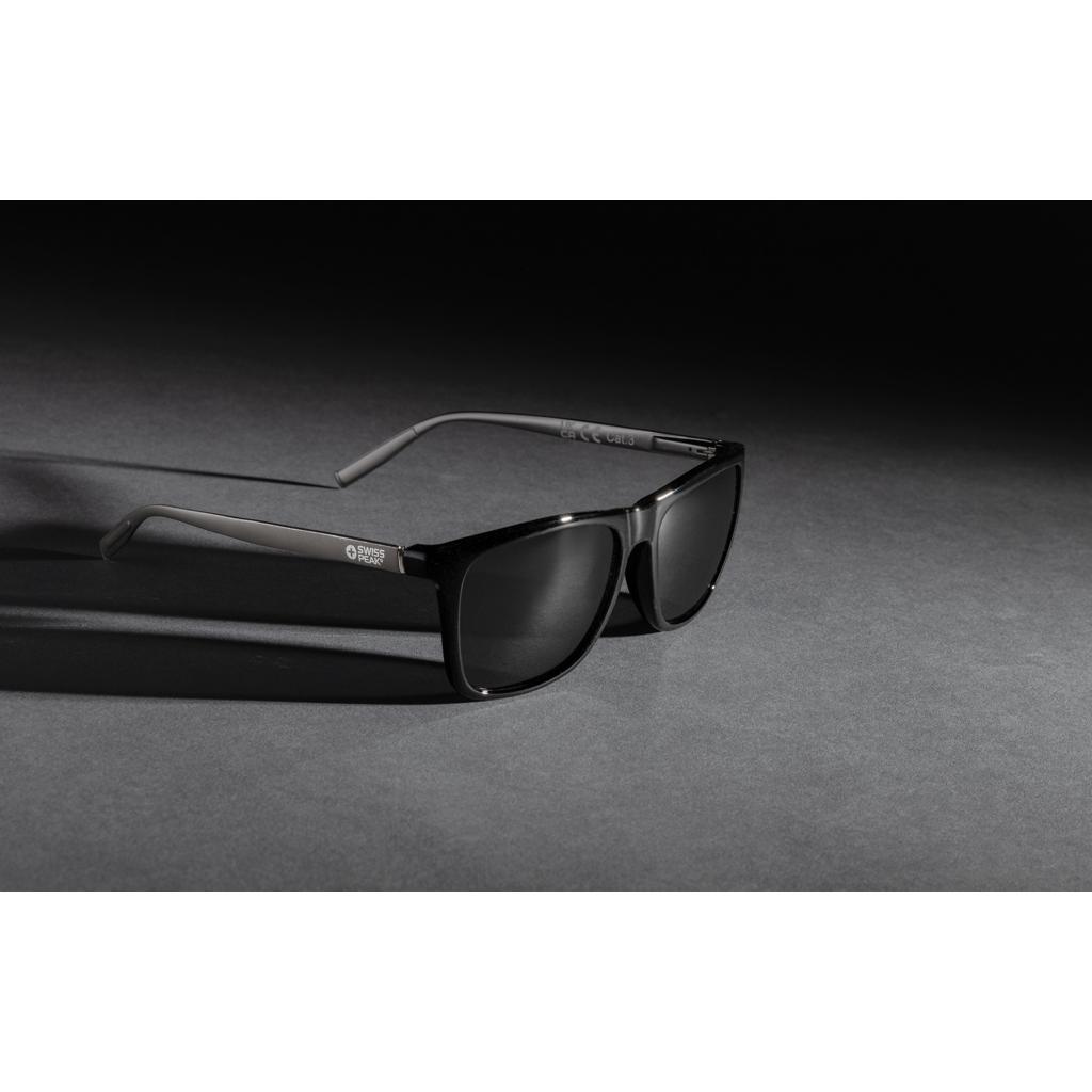 Ochelari de soare polarizați  din plastic reciclat RCS Swiss Peak black