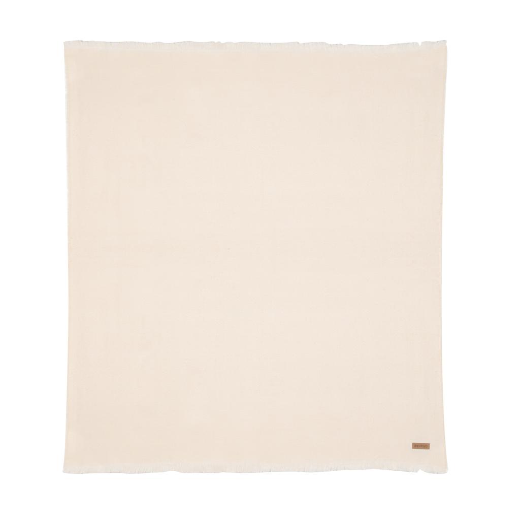 Pătură țesută din Polylana® 130x150 cm Ukiyo Aware™  off white