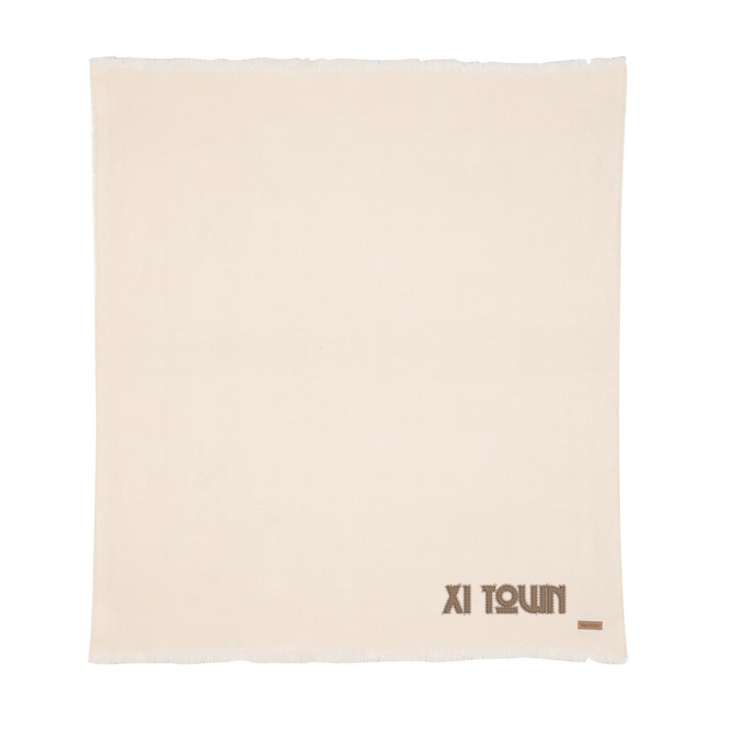 Pătură țesută din Polylana® 130x150 cm Ukiyo Aware™  off white