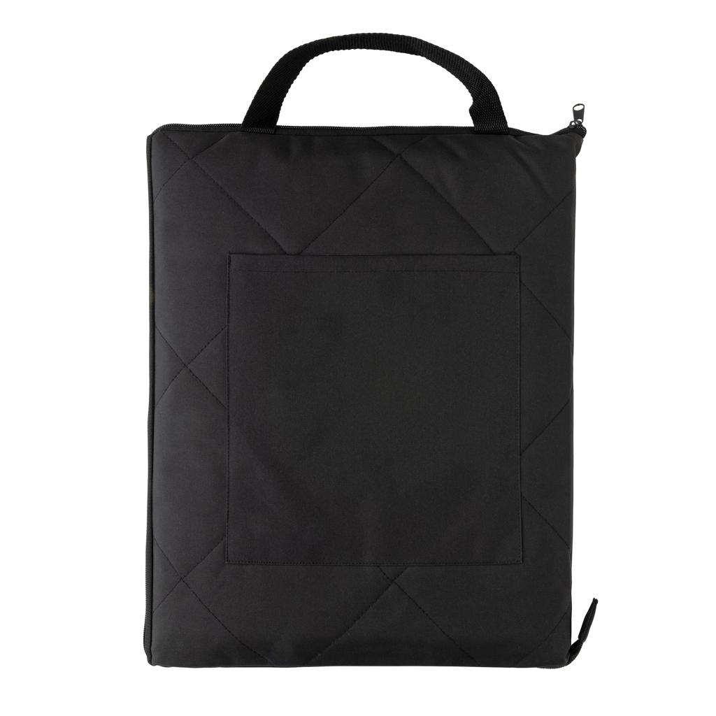 Pătură de picnic pliabilă și matlasată Impact Aware™ RPET black