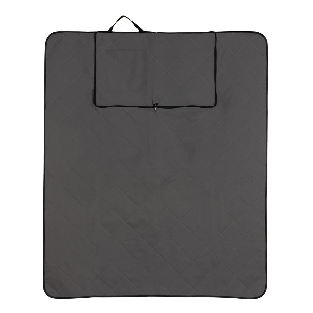 Pătură de picnic pliabilă și matlasată Impact Aware™ RPET anthracite