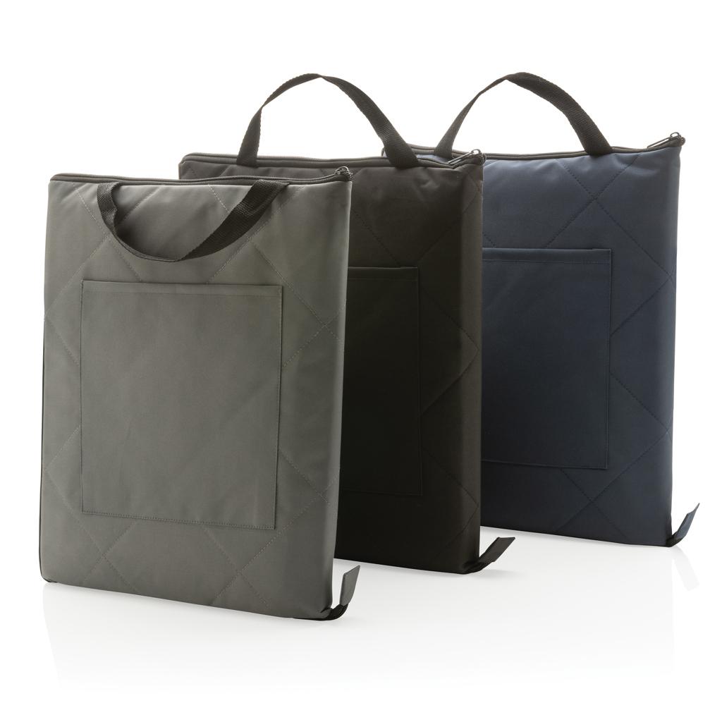 Pătură de picnic pliabilă și matlasată Impact Aware™ RPET anthracite