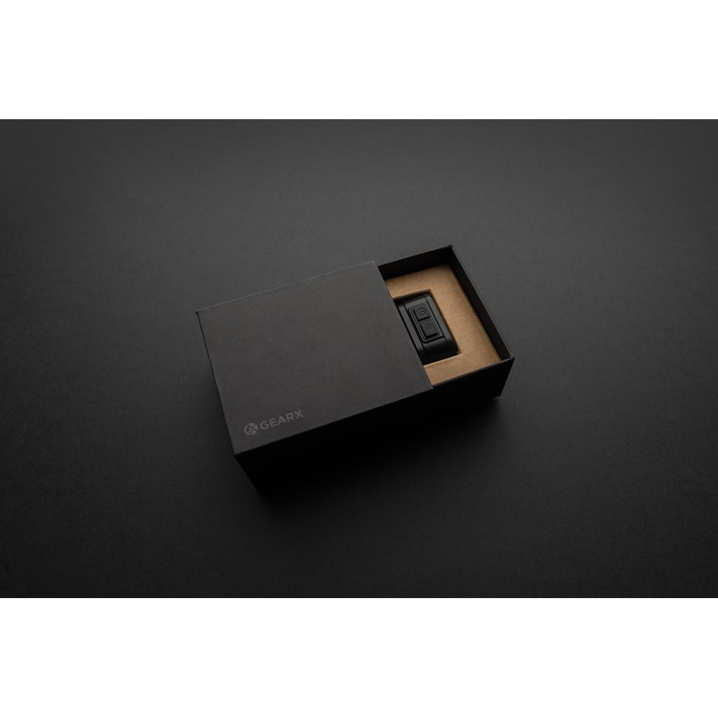 Lanternă frontală din plastic reciclat RCS, heavy duty Gear X black