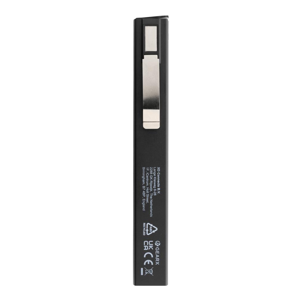 Lumină de inspecție reîncărcabilă prin USB din plastic reciclat RCS Gear X grey