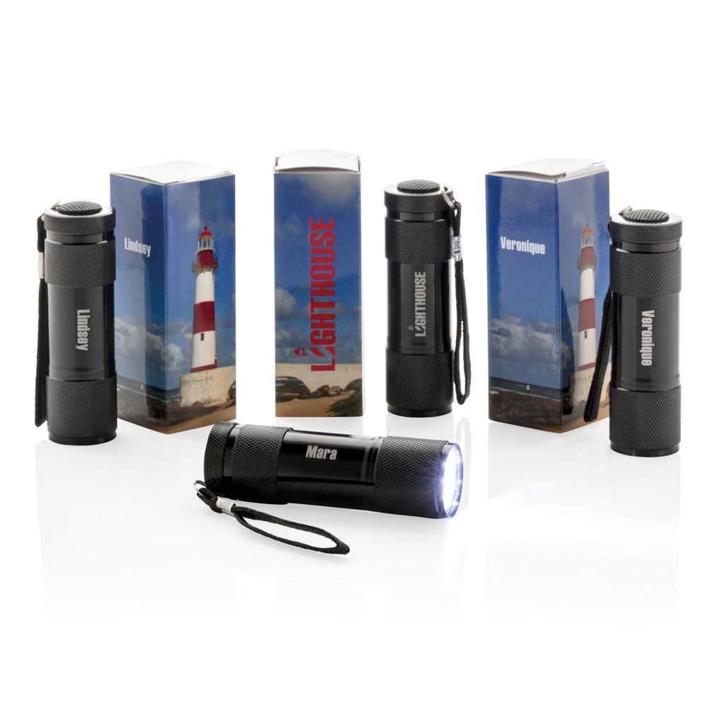 Lanternă din aluminiu Quattro brown