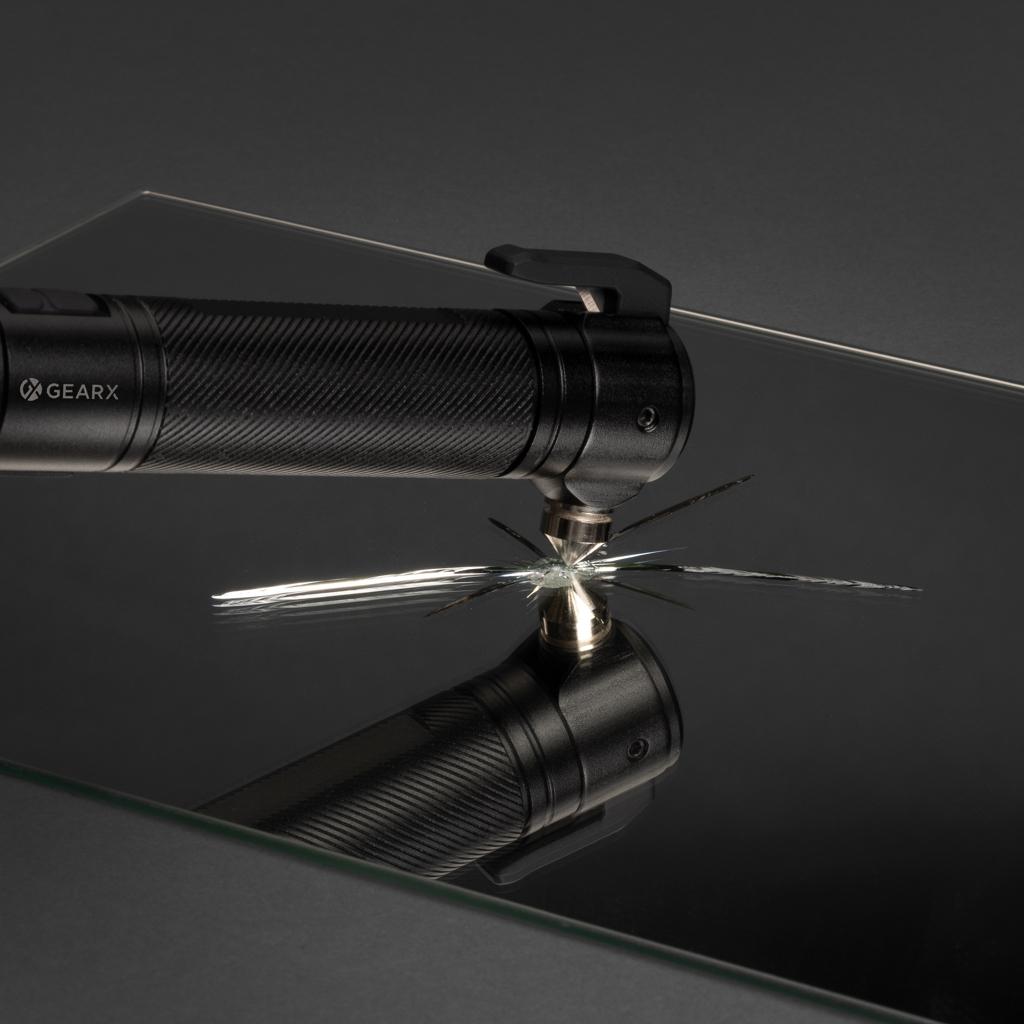 Lanternă de înaltă performanță din aluminiu reciclat RCS, pentru mașină Gear X black