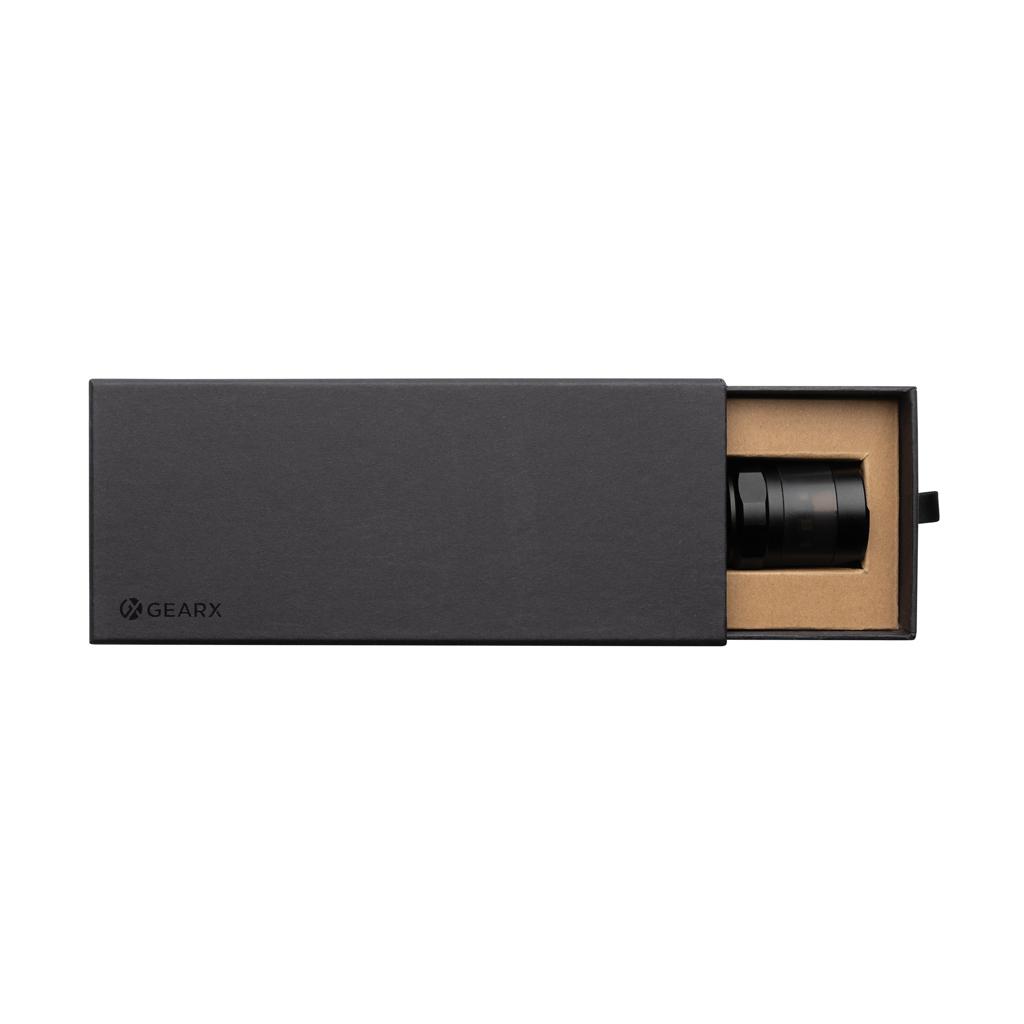 Lanternă de înaltă performanță din aluminiu reciclat RCS, pentru mașină Gear X black