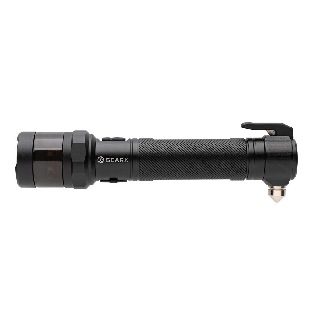 Lanternă de înaltă performanță din aluminiu reciclat RCS, pentru mașină Gear X black
