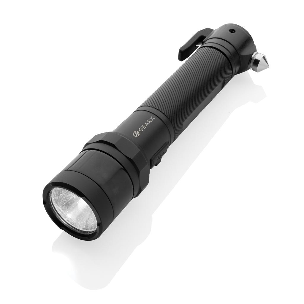 Lanternă de înaltă performanță din aluminiu reciclat RCS, pentru mașină Gear X black