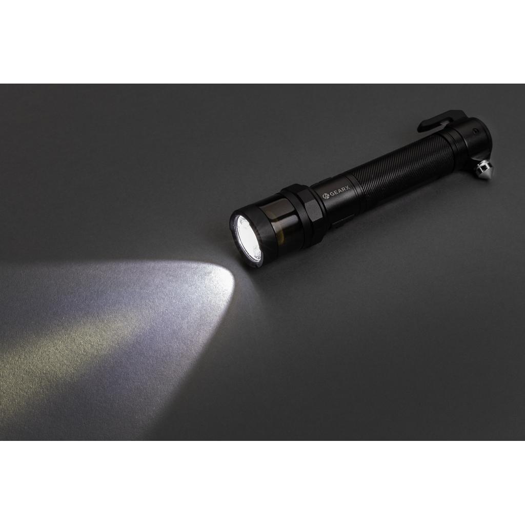 Lanternă de înaltă performanță din aluminiu reciclat RCS, pentru mașină Gear X black