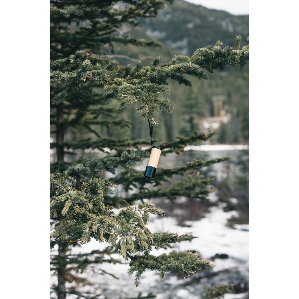 Lanternă din bambus și plastic reciclat, certificată RCS brown