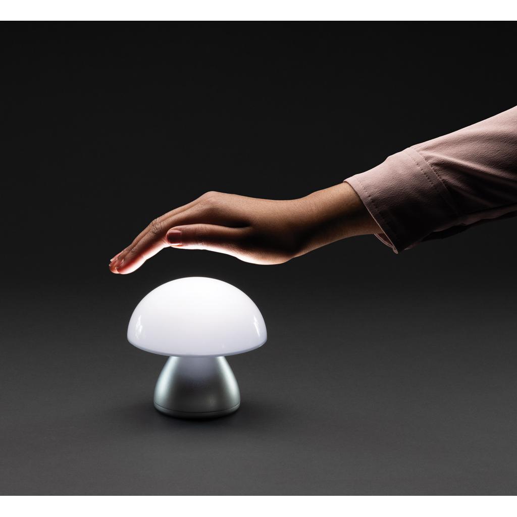 Lampă de masă Luming RCS din plastic reciclat, reîncărcabilă prin USB grey