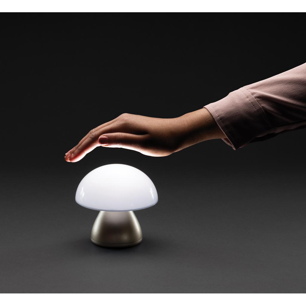 Lampă de masă Luming RCS din plastic reciclat, reîncărcabilă prin USB bronze