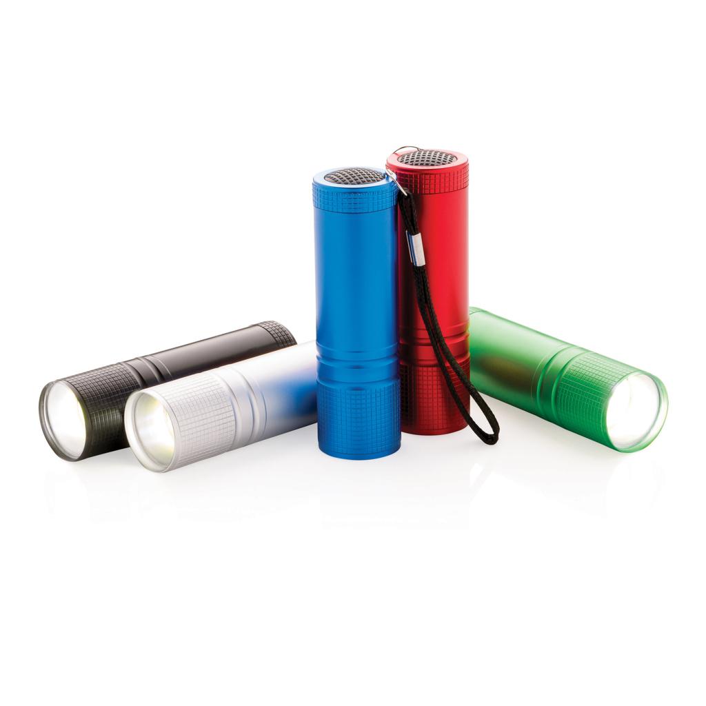 Lanternă COB silver