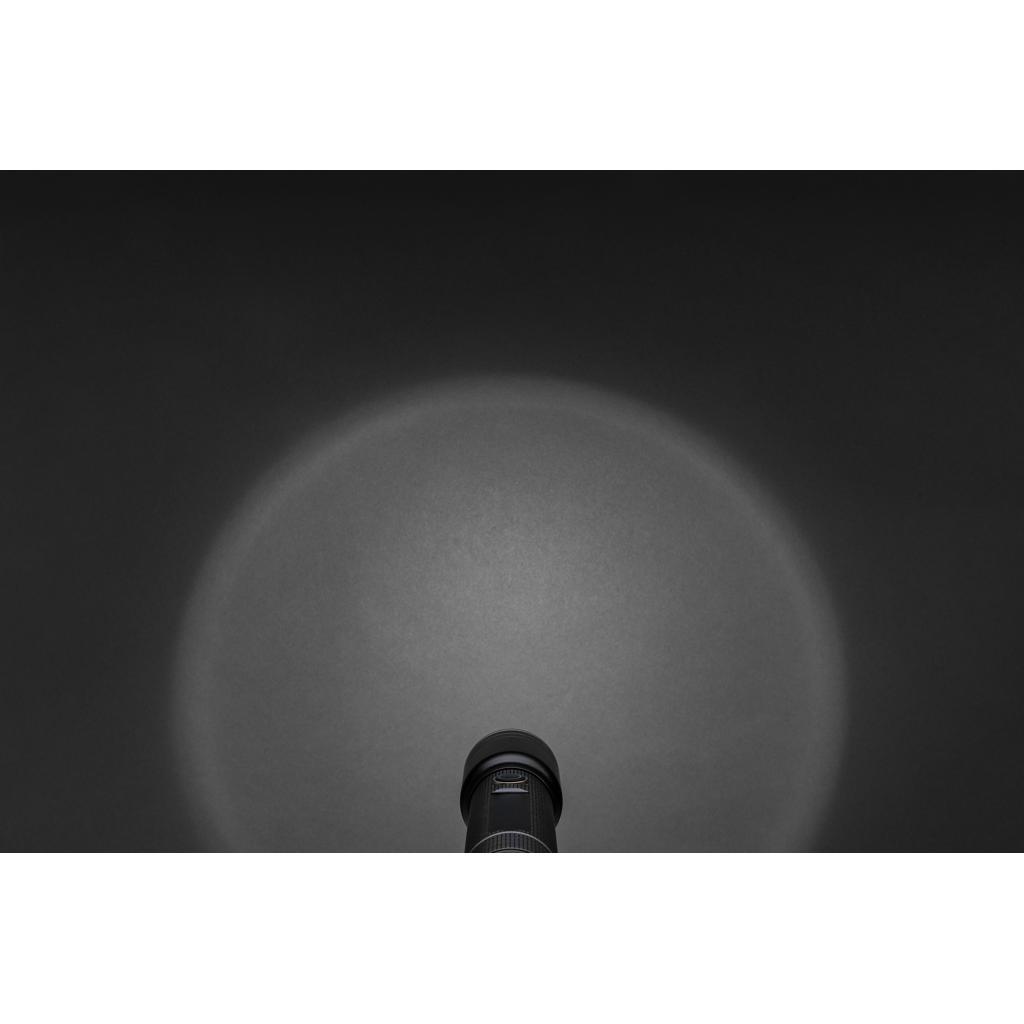 Lanternă heavy duty, din aluminiu reciclat RCS, reîncărcabilă prin USB black