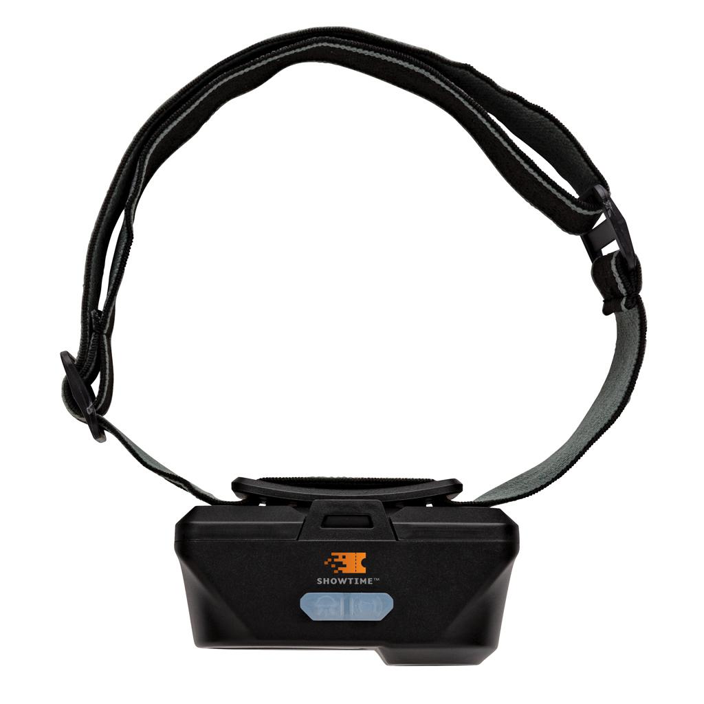 Lanternă frontală cu COB și LED black