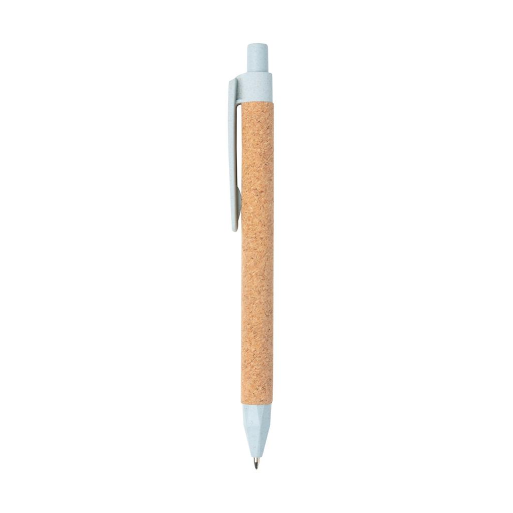 Pix din paie de grâu și plută Write blue