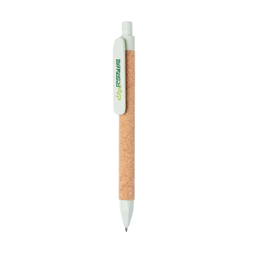 Pix din paie de grâu și plută Write green