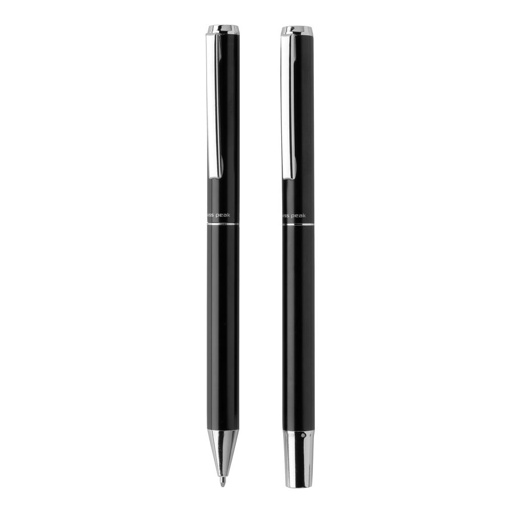 Set de pixuri din aluminiu reciclat certificat RCS Swiss Peak Cedar black