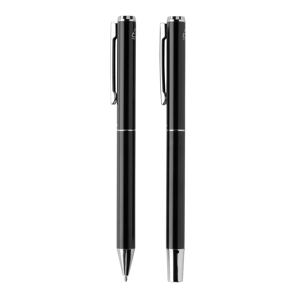 Set de pixuri din aluminiu reciclat certificat RCS Swiss Peak Cedar black