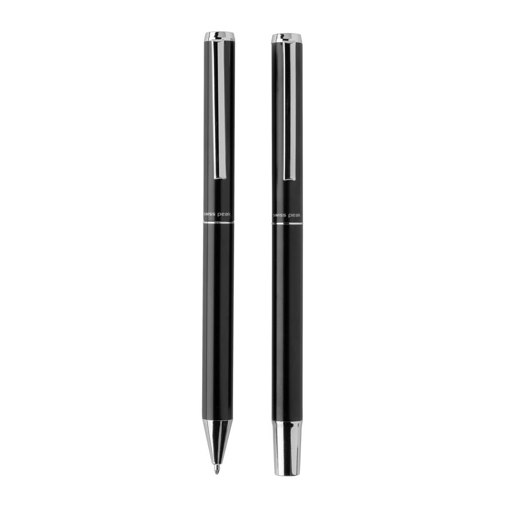 Set de pixuri din aluminiu reciclat certificat RCS Swiss Peak Cedar black