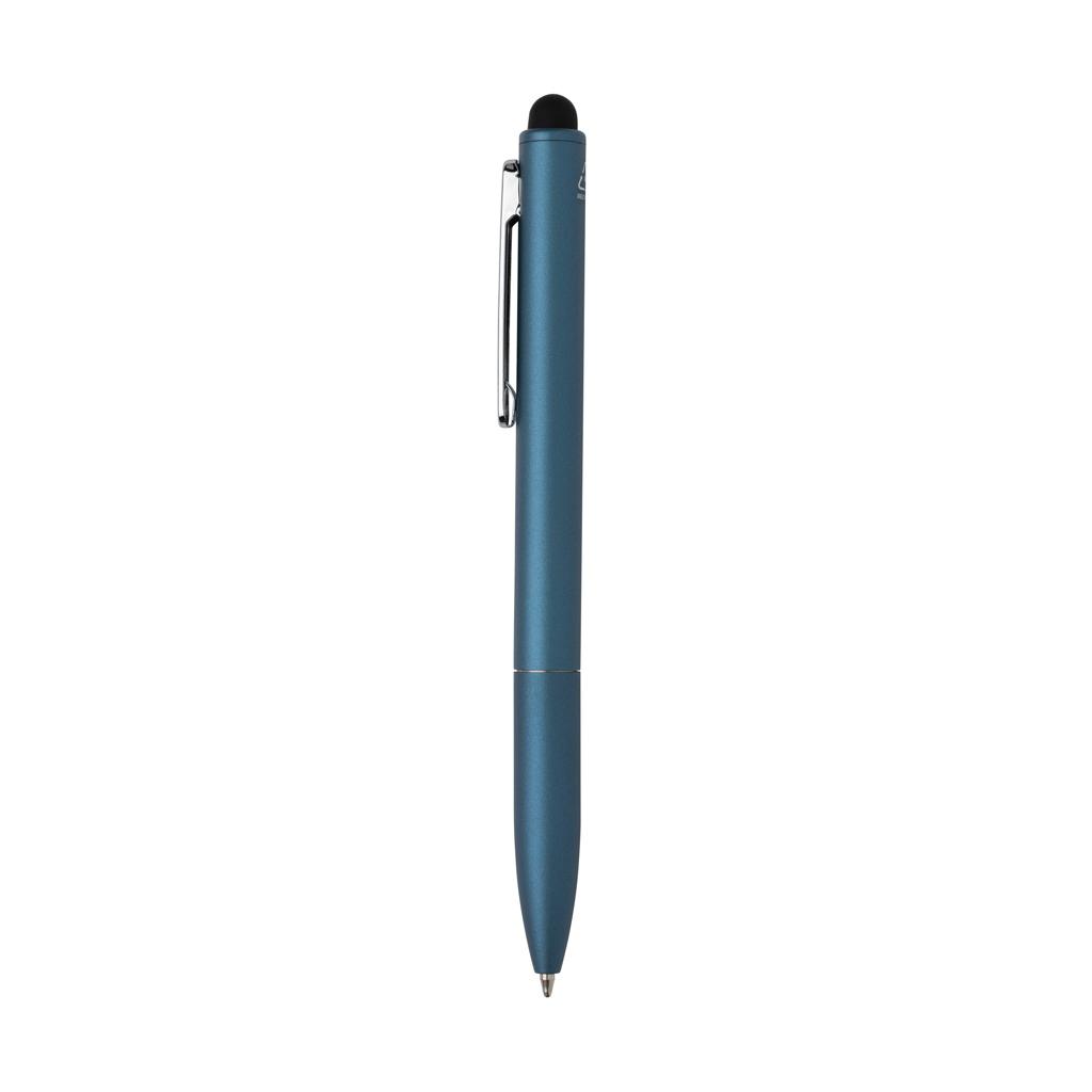 Pix din aluminiu reciclat certificat RCS cu stylus Kymi royal blue