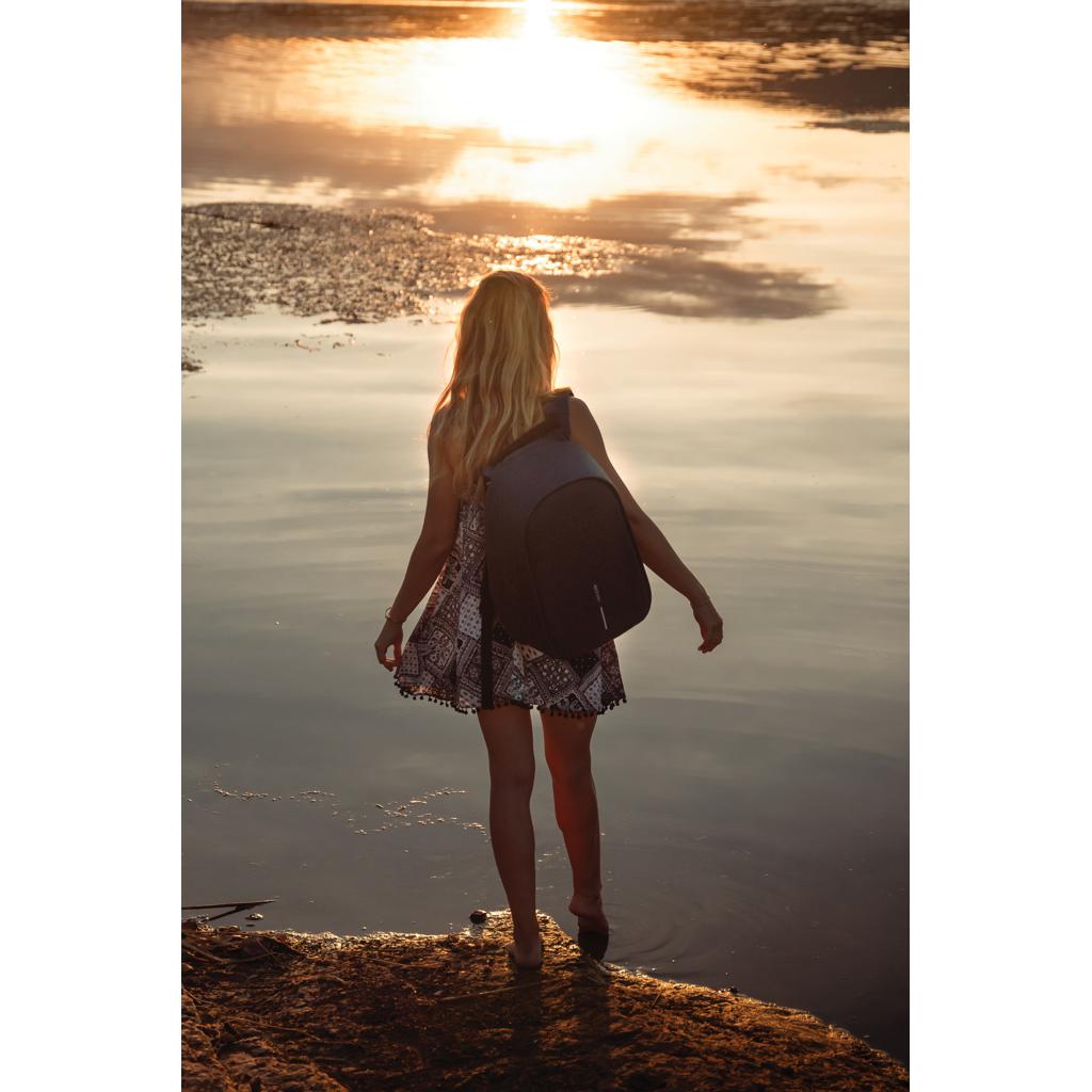 Rucsac anti-furt Bobby Hero Regular grey