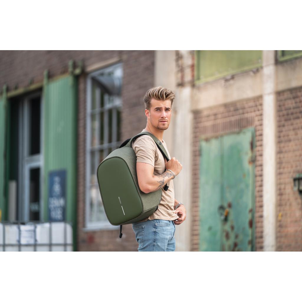 Rucsac anti-furt Bobby Hero Regular green