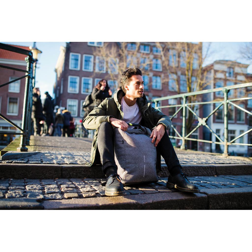 Rucsac anti-furt și rezistent la tăiere Urban grey