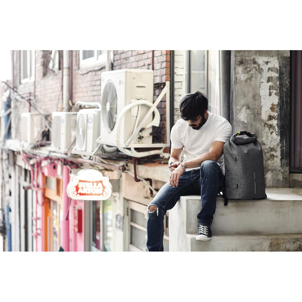 Rucsac anti-furt și rezistent la tăiere Urban grey