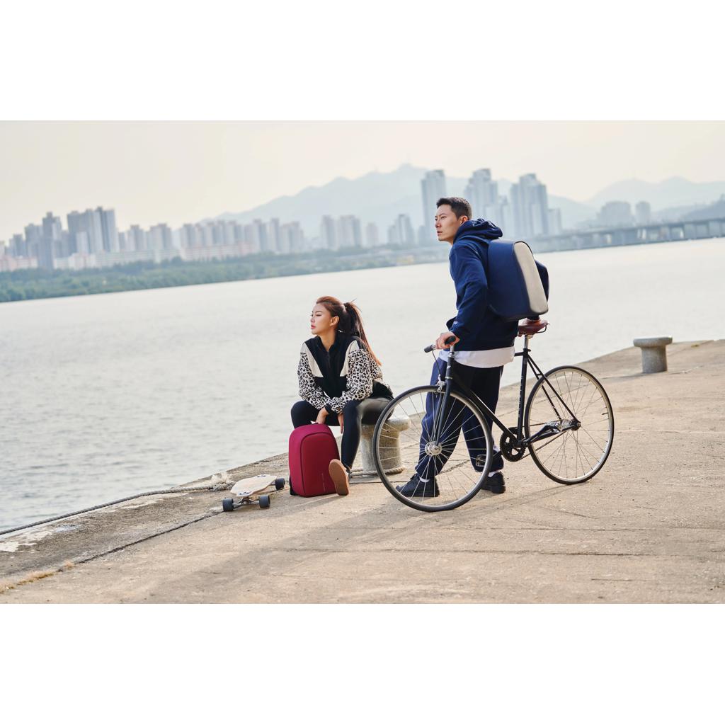 Rucsac anti-furt Bobby Hero Small red