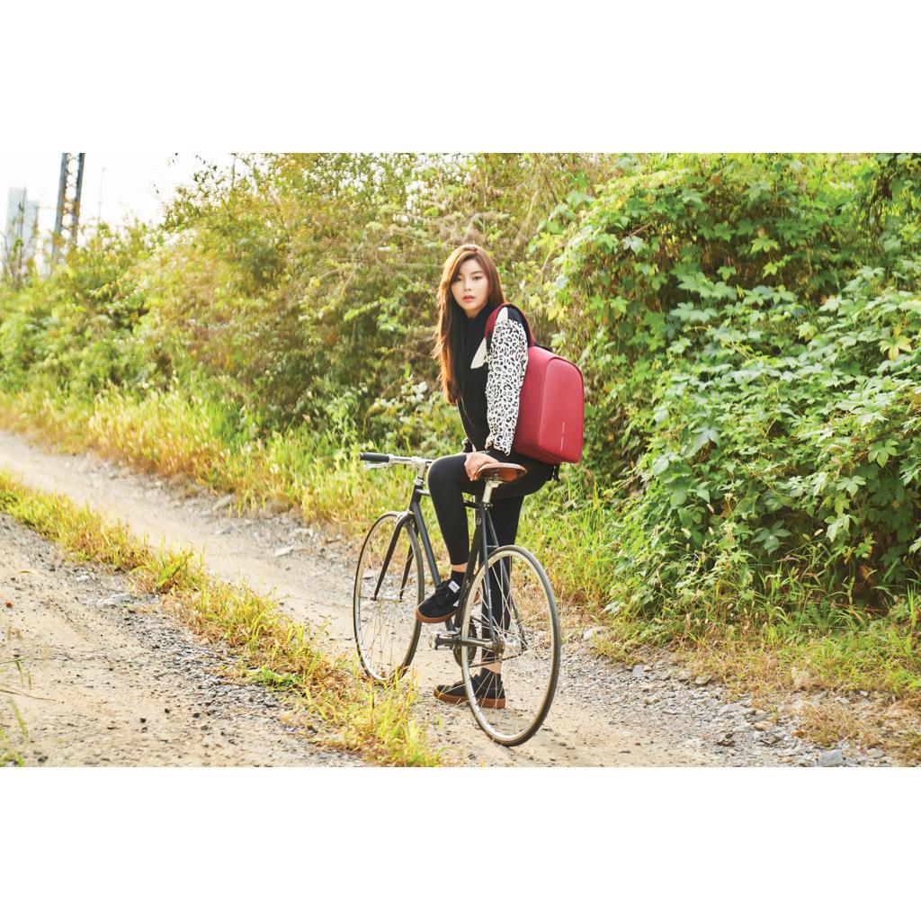 Rucsac anti-furt Bobby Hero Small red