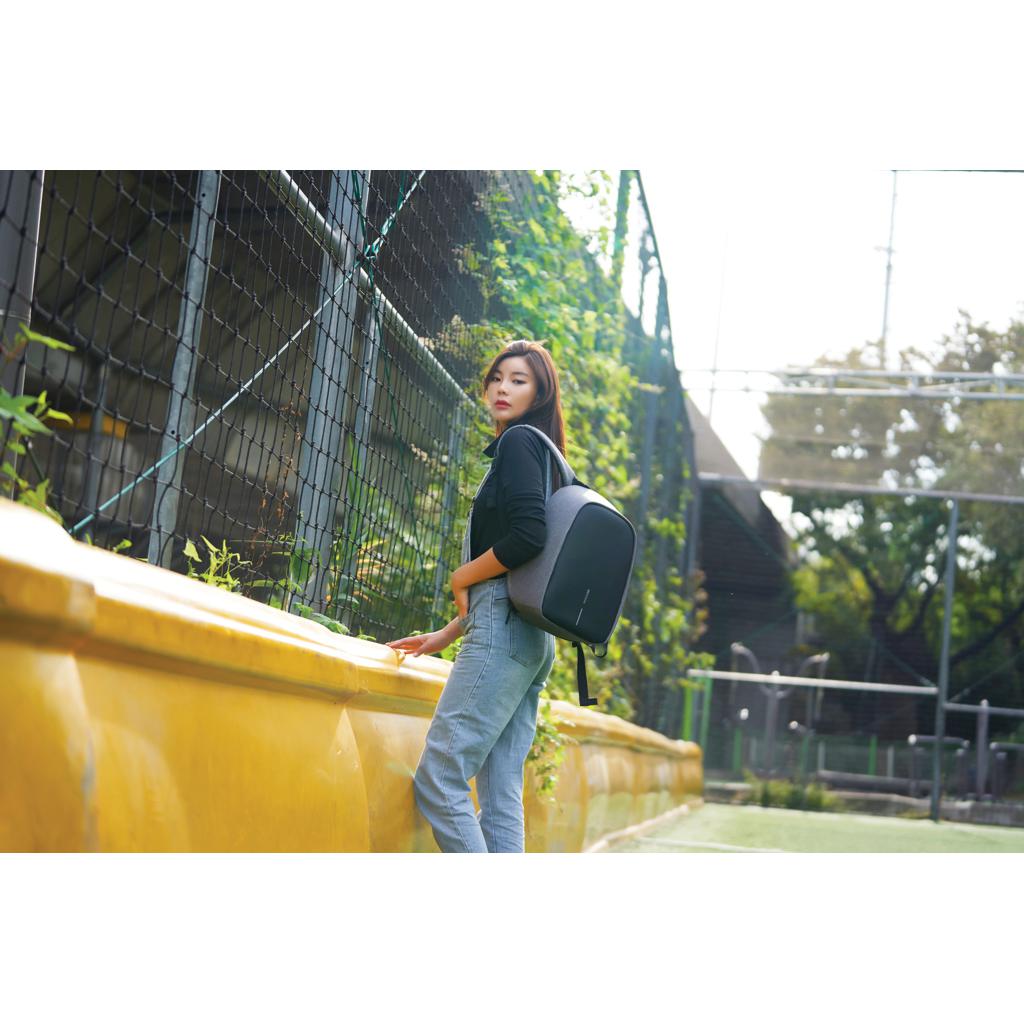 Rucsac anti-furt Bobby Hero Small grey