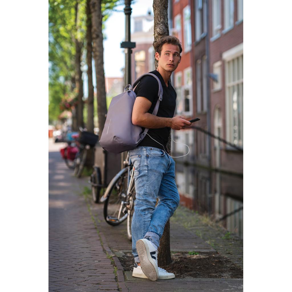 Rucsac anti-furt Bobby Soft grey