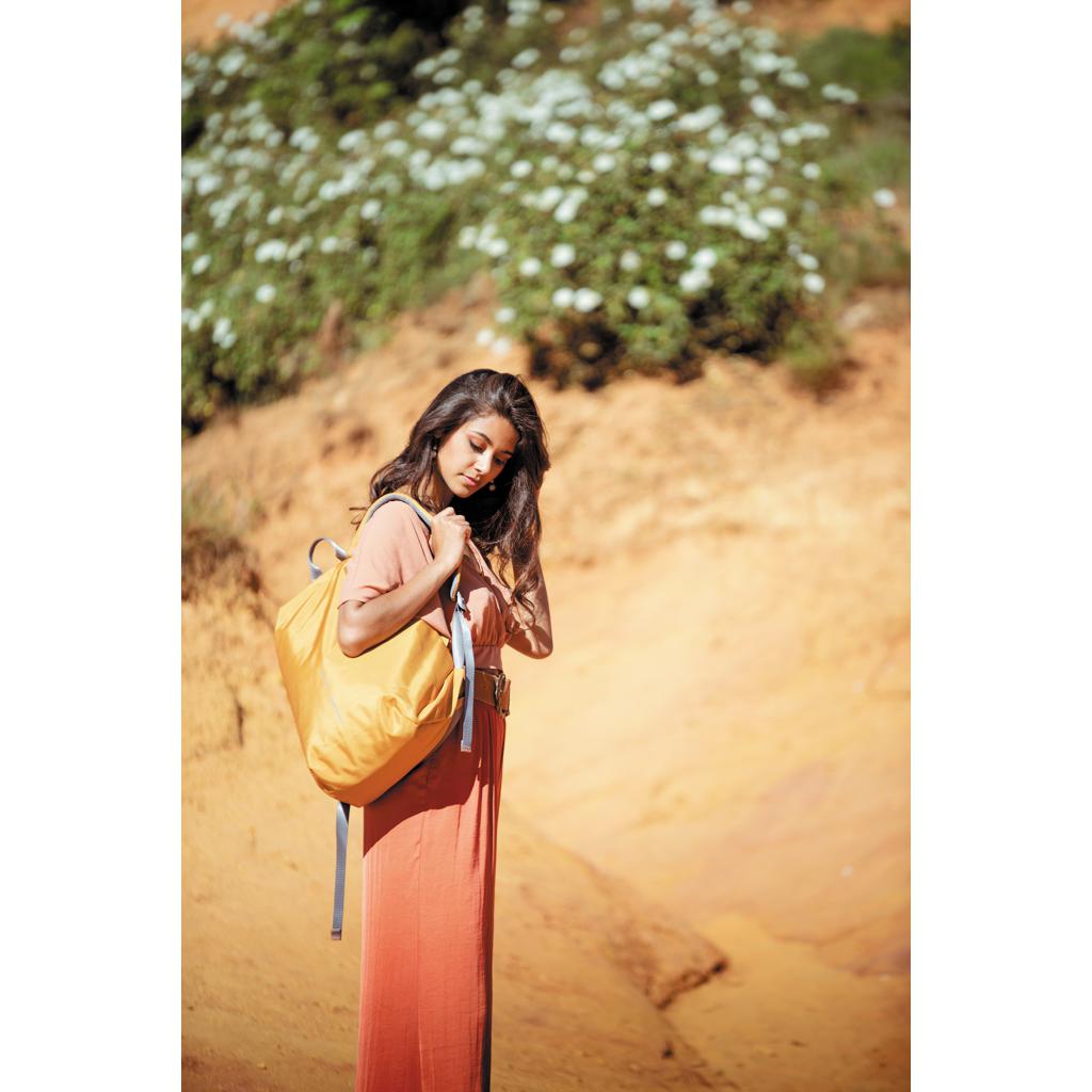 Rucsac anti-furt Bobby Soft yellow