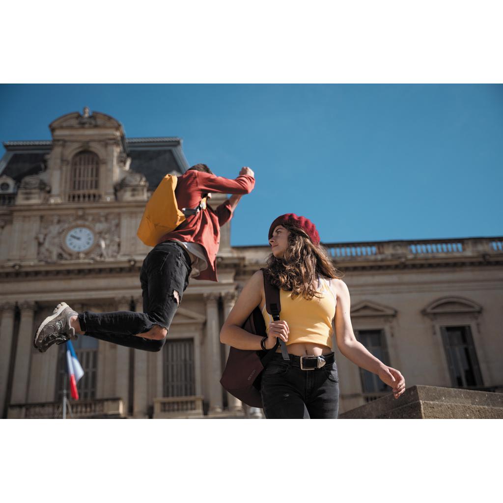 Rucsac anti-furt Bobby Soft yellow