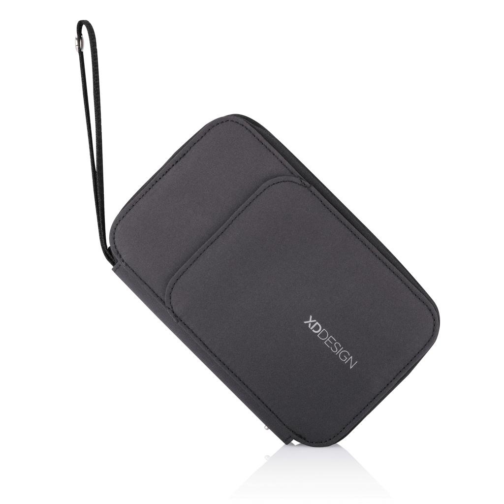 Suport pentru pașaport black