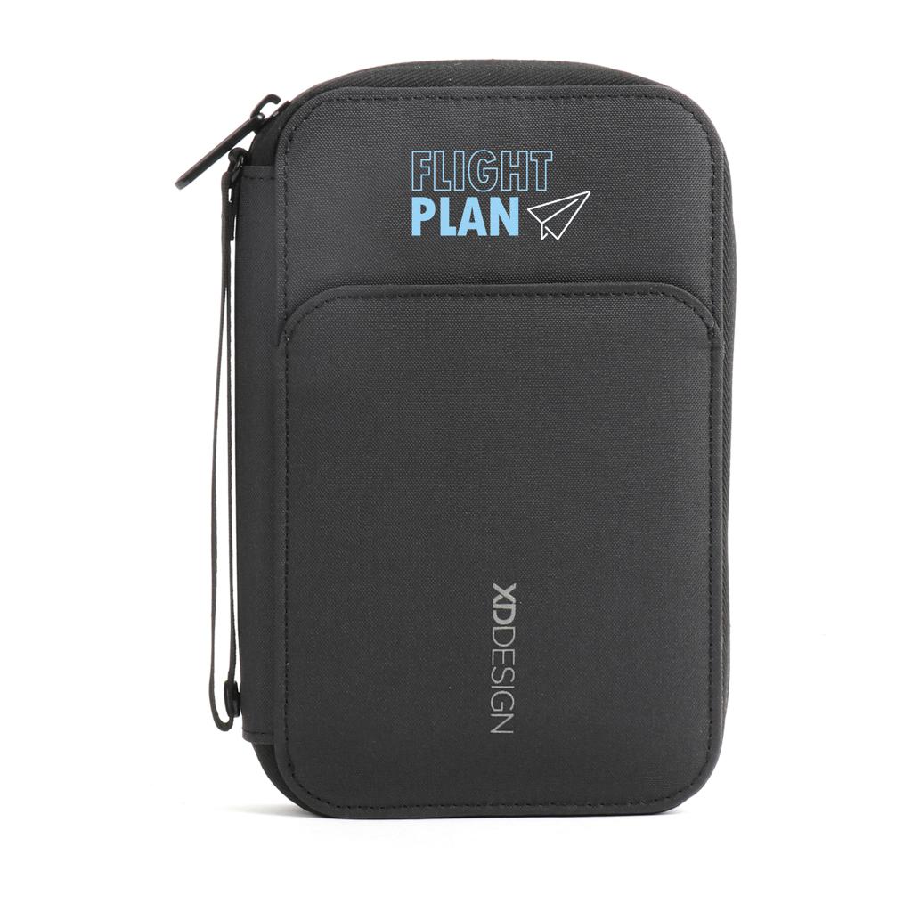 Suport pentru pașaport black