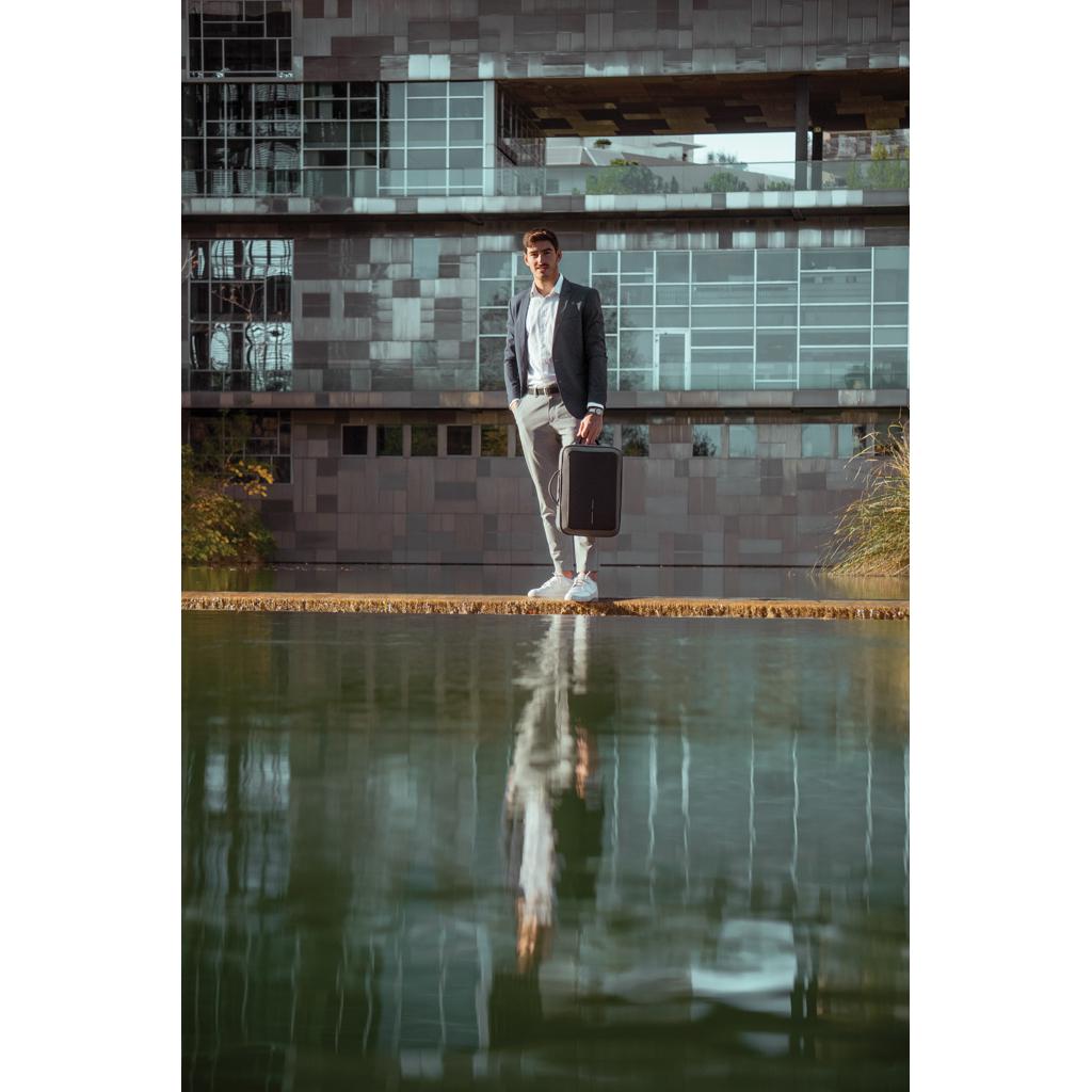 Rucsac și servietă anti-furt Bobby Bizz 2.0 grey