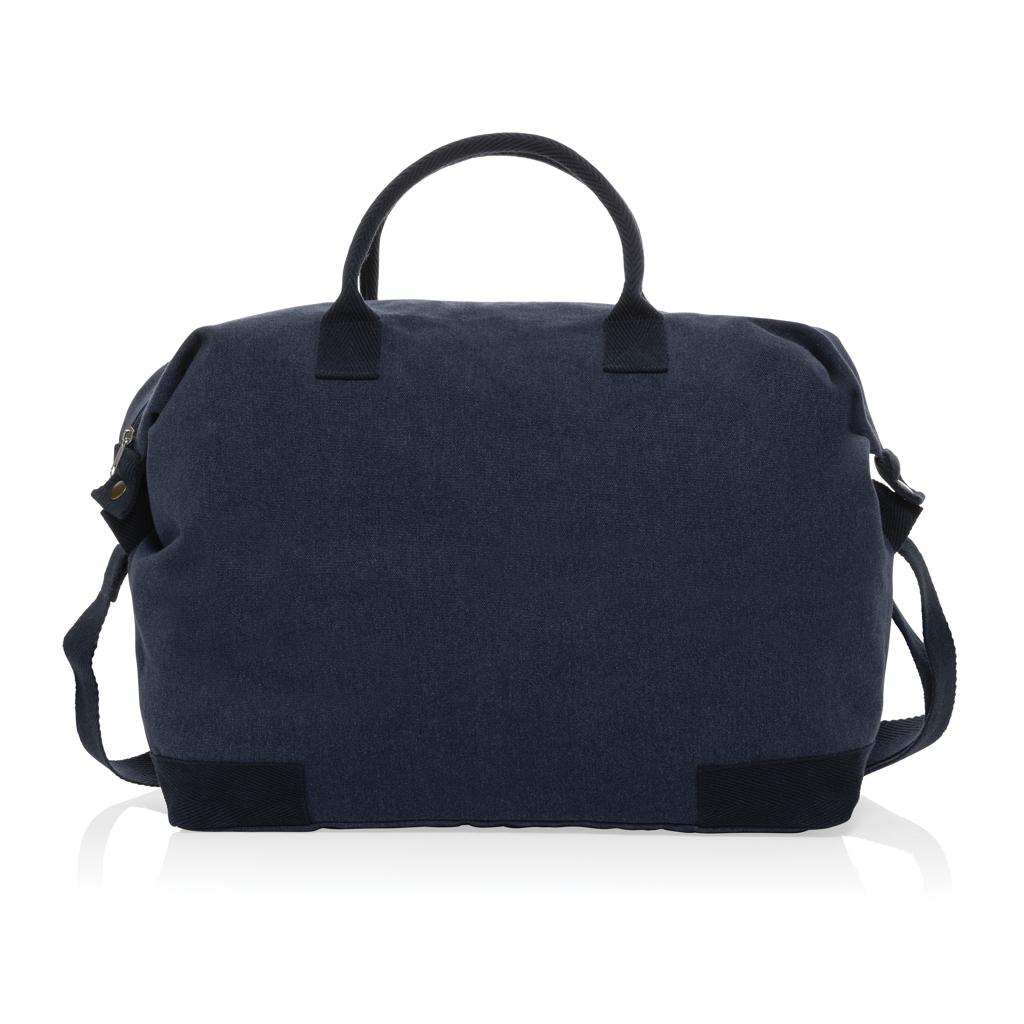 Geantă de weekend deluxe din pânză reciclată de 500 gsm  Kezar AWARE™ navy