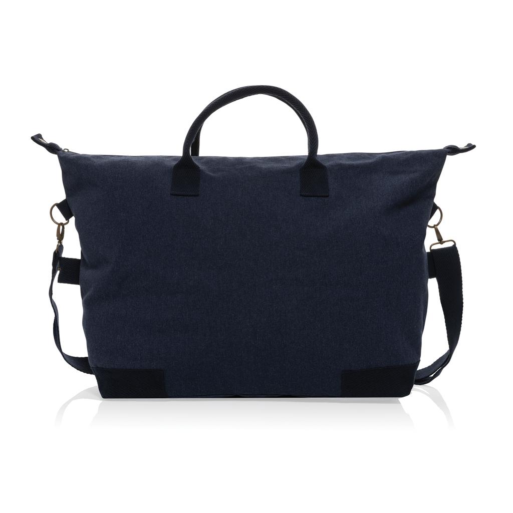 Geantă de weekend deluxe din pânză reciclată de 500 gsm  Kezar AWARE™ navy