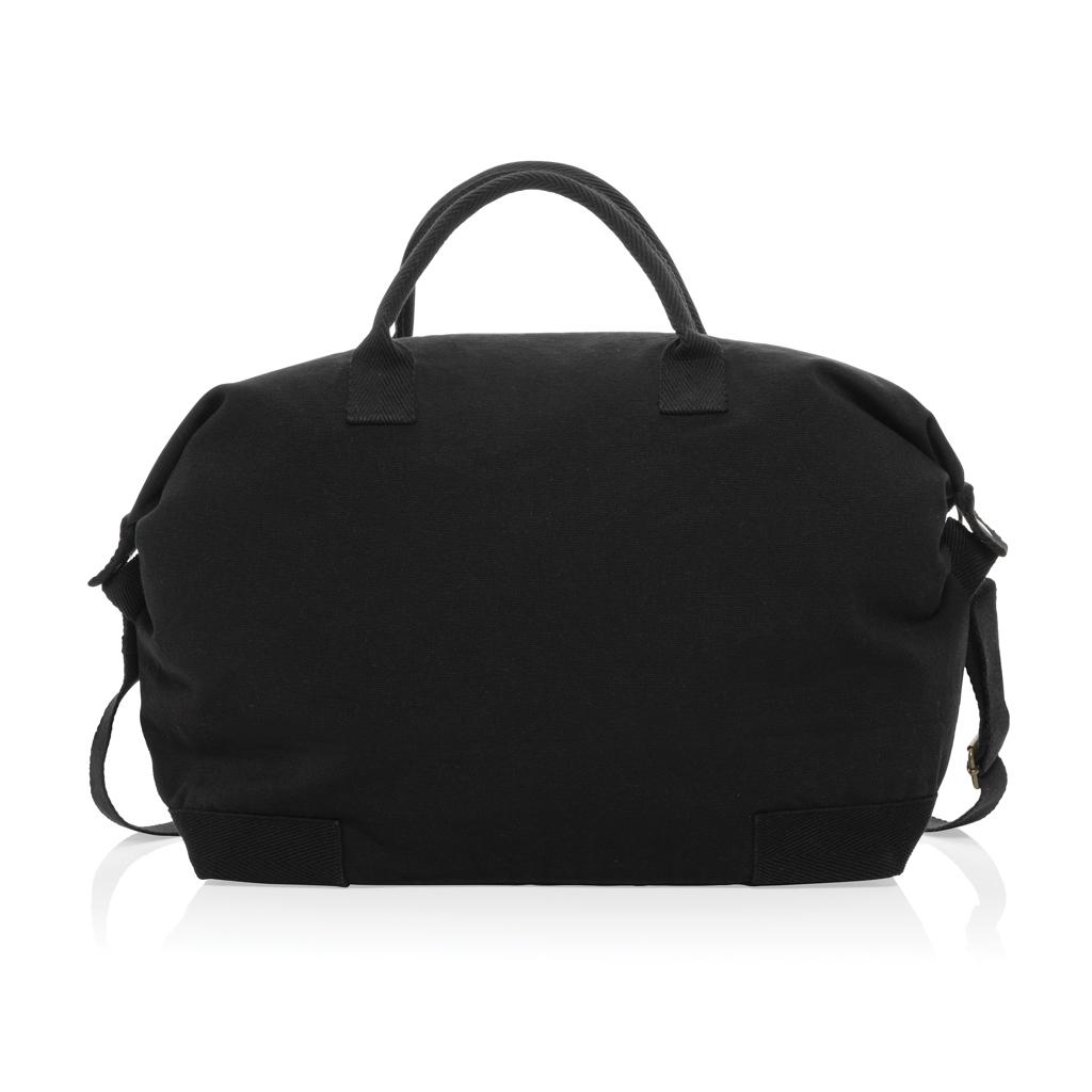 Geantă de weekend deluxe din pânză reciclată de 500 gsm  Kezar AWARE™ black