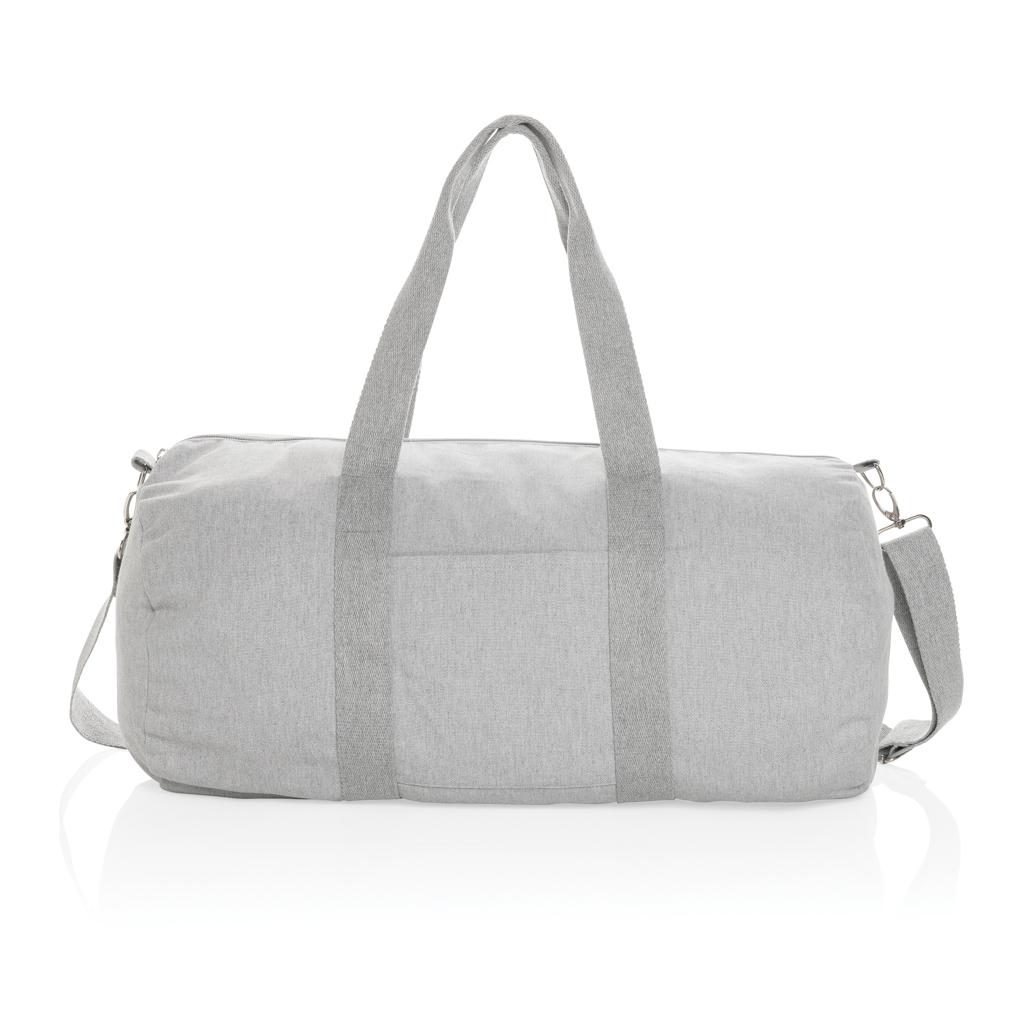 Geantă duffel din pânză reciclabilă de 285 gsm, nevopsită Impact Aware™  grey