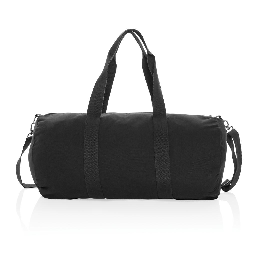 Geantă duffel din pânză reciclabilă de 285 gsm, nevopsită Impact Aware™  black